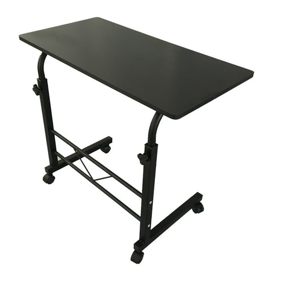 60cm Removable Side Table Height Adjustable Movable Portable Laptop Desk Stand For Bed Sofa Office Furniture Supplies