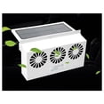 thumbnail image 3 of Ventilador solar para vehículos, ventilador de escape con enfriador solar, ventilador de escape recargable con tres salidas de aire negro JAMW Sencillez, 3 of 5