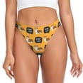 thumbnail image 1 of Balery Corgi Tangas de Algodón para Mujer con Estampado – Ropa Interior Sexy, Transpirable, G-string-XX-Large, 1 of 6