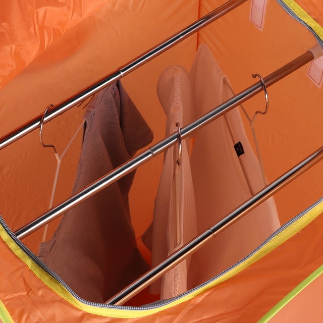 Mini Secadora de Ropa Portátil para el Hogar Con Circulación Tubular de Aire Caliente, Secado Rápido para Apartamentos, Viejes - Naranja