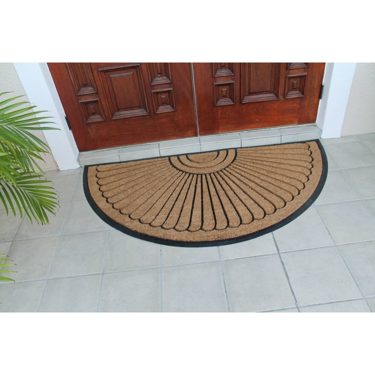 Buy Online: Coir Tree Door Mat for Entrance - Beige (Large)