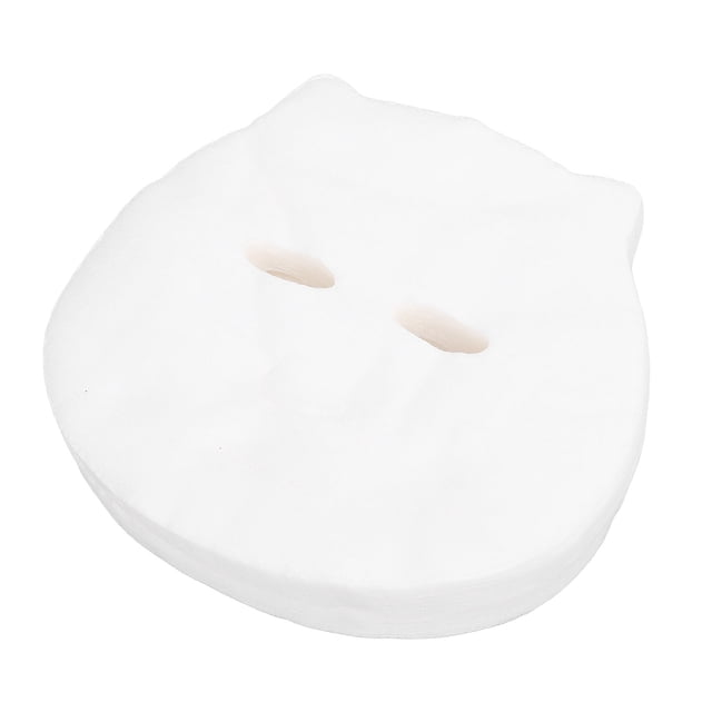 Feuille de Papier pour Visage d'Enfants, Coton Fantôme Visage Forte Absorption Compresses Humides Jetables Pré-Découpées pour Bébé