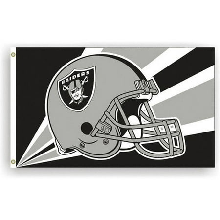NFL - Oakland Raiders 3x5 Helmet Flag