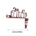 thumbnail image 2 of Halloween Door Corner Sign - Wooden Pumpkin & Ghost Frame Decor for Fall & Christmas, Rustic Window/Door Corner Decoration for Home, Office & Front Entryway, 2 of 6