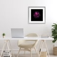 thumbnail image 2 of Purple Dahlia Dark Contemporary Gray Framed Print Under Glass, design by Brian Carson Photography, 2 of 10