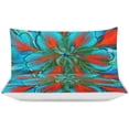 thumbnail image 3 of HAHDAXIA Floral Pattern Bedding Solid Comforter Set for All Seasons 3 Pieces(1 Comforter+2 Pillowcases) Soft Microfiber Bedding Set Twin(86"x70"), 3 of 7
