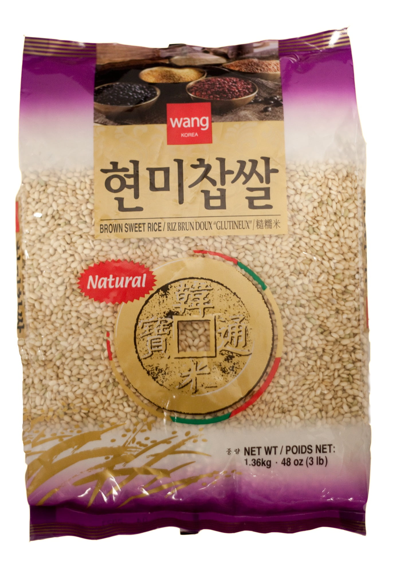 Wang Brown Sweet Rice 3 Lb