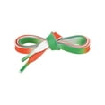 thumbnail image 2 of INSPIRE CHIC Three Colors Tie-dye Shoelaces Flat Shoe Laces for Sneakers 1 Pair Green, White and Orange 160cm/63", 2 of 5