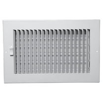 Proselect Ps1ww12u 12 X 6 In. Residential Ceiling & Sidewall Register In White 1-Way Steel