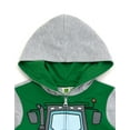 thumbnail image 5 of John Deere Tractor Fleece Zip Up Hoodie Toddler to Little Kid, 5 of 5