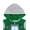 Green Heather Gray, variant on John Deere Toddler Boys' Fleece Zip-Up Hoodie Green Heather Gray