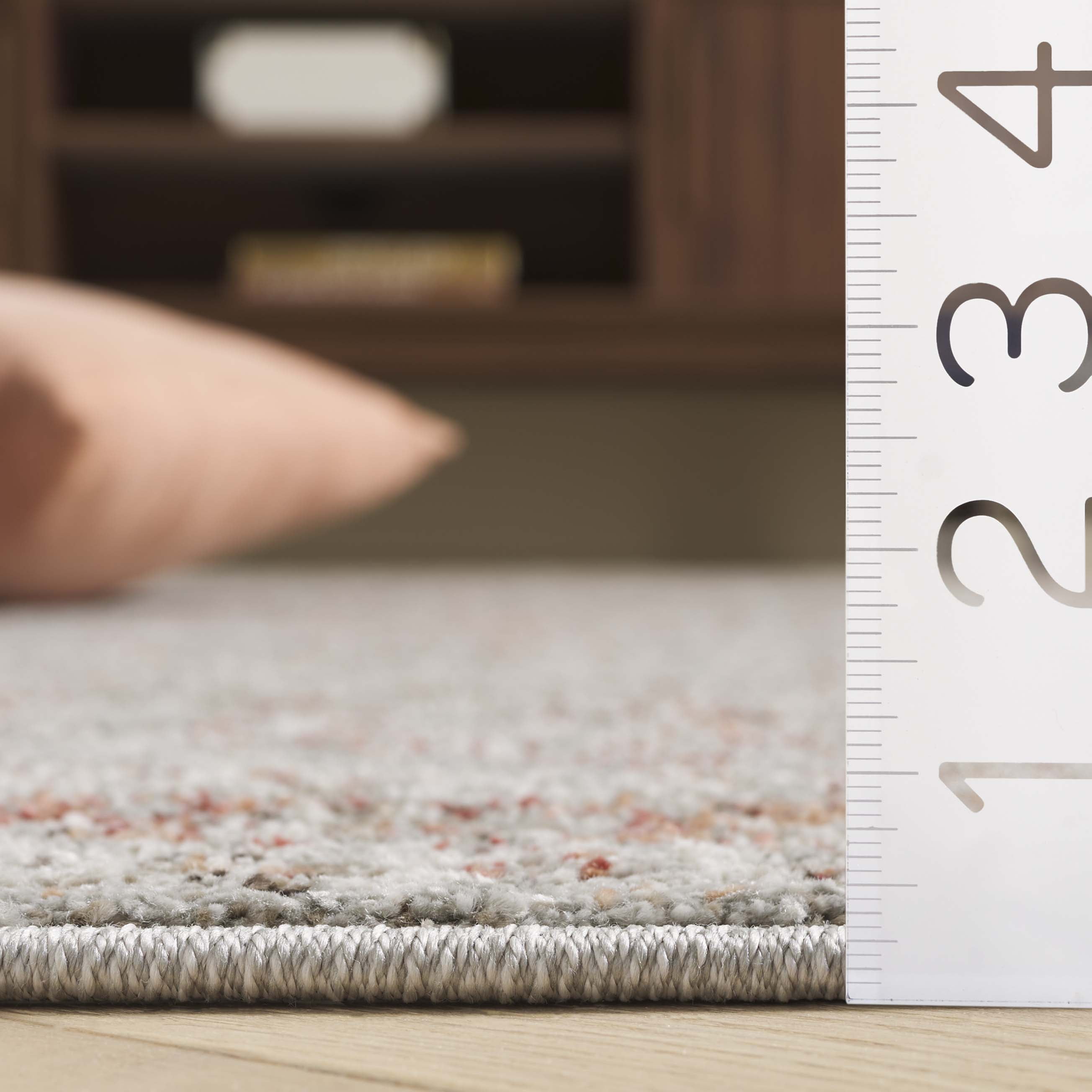 SAFAVIEH Vintage Tabriz Dimas Abstract Area Rug, Gray/Rust, 4' x 6'