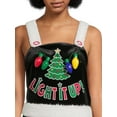 thumbnail image 4 of No Boundaries Juniors Light It Up Christmas Jumpsuit, Sizes XS-3XL, 4 of 5
