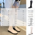 thumbnail image 3 of Women's Knee High Boots Round Toe Back Zipper On Comfortable Fashion Fall Winter Boot Black 5.5, 3 of 7