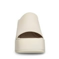 thumbnail image 2 of Steve Madden Pepe30 Natural Leat  Leather Square Toe Lug Sole Platform Mule Sandal (9.5, NATURAL LE), 2 of 4
