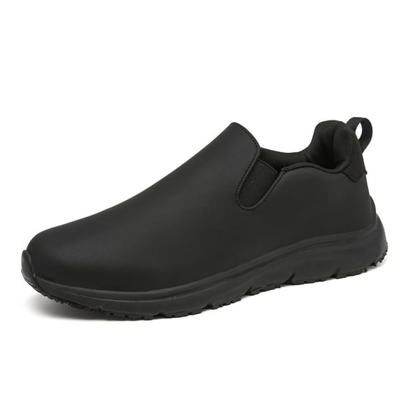 Ulogu Chaussures Antidérapantes Imperméables pour Hommes Femmes, Mocassins de Travail à Enfiler Résistants à l'Huile Service Alimentaire Restaurant Cuisine Chaussures de Chef Légères Confort Marche