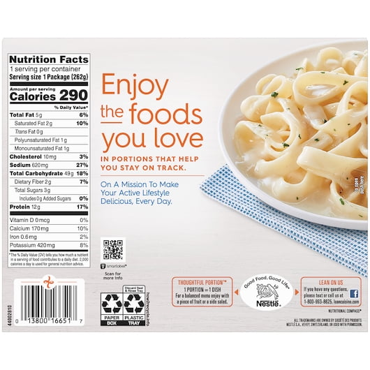 Packof 12, Lean Cuisine, Fettuccini Alfredo, 9.25 oz