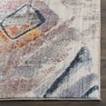 thumbnail image 3 of SAFAVIEH Bristol Geoff Faded Geometric Polyester Area Rug, Lavender/Light Grey, 8' x 10', 3 of 6