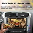 thumbnail image 3 of Zeminba Estéreo de coche de doble DIN de 7 pulgadas para Carplay inalámbrico y Android Auto con control de voz, radio de coche con pantalla táctil HD Bluetooth5.2, AM/FM/Mirror Link/cámara de respaldo, 3 of 5