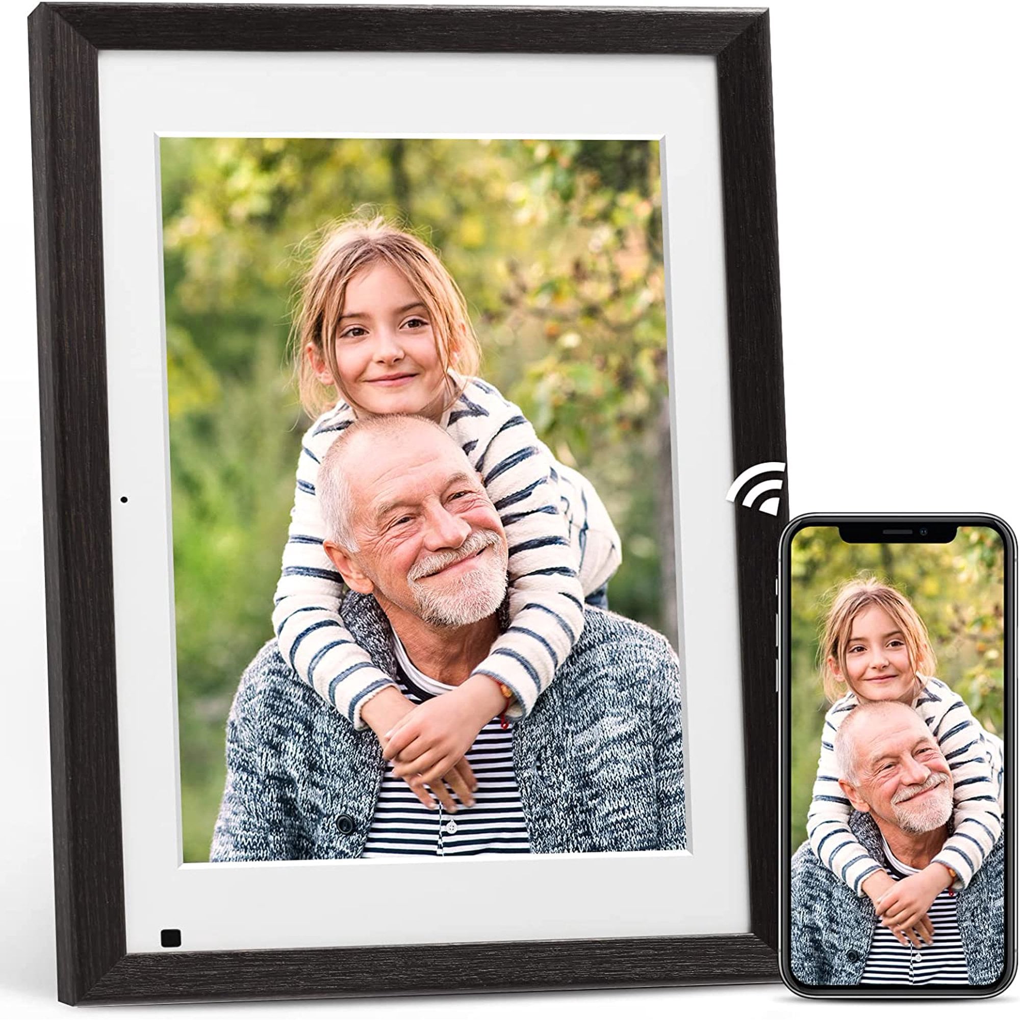 NexFoto Smart 14 Inch Digital Picture Frame 32GB with Remote Control