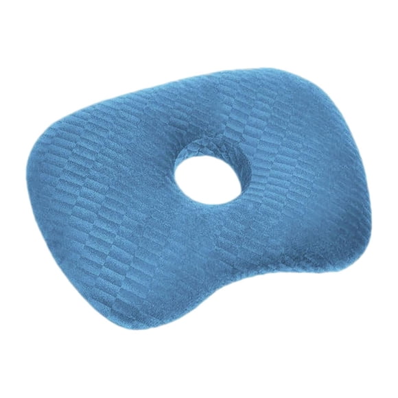 Almohada con orificio para perforación de orejas, cómoda y ligera, ideal para dormir de lado y para el sofá de sala de estar.