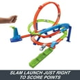 thumbnail image 5 of Hot Wheels Action Loop Cyclone Challenge Track Set with 1:64 Scale Toy Car, Easy Storage, 5 of 7
