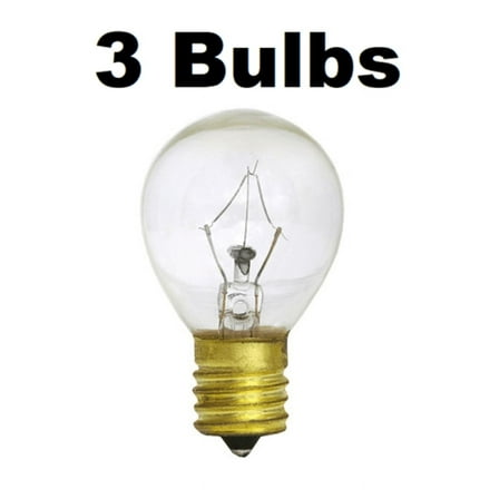 EFP 25 Watt 25W S11 Int Base High Intensity Lava Lamp Light Bulbs 3 Pack