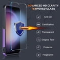 thumbnail image 5 of KOMI Case for Samsung Galaxy A16 5G, Full Body Heavy Duty Rugged Shockproof Protective Phone Cover with Lanyard Strap, Tempered Glass Screen Protector and Camera Lens Cover, Lavender, 5 of 8