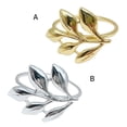 thumbnail image 3 of 12pcs Leaf Shape Napkin Rings Banquet Napkin Decoration Towel Buckles Home Hotel Restaurant Table Decoration Glod, 3 of 9