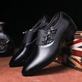 thumbnail image 5 of Frhoxug Men's Smooth Slip-On Dress Shoes For Wedding Party Office, 5 of 7