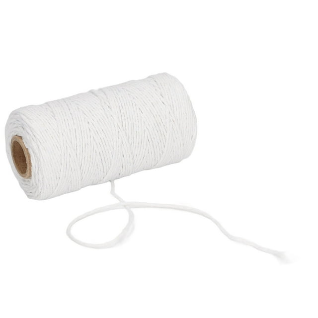 Corde Macramé en Coton, Corde Macramé 2mm Corde Macramé en Coton Douce Compacte et Légère
