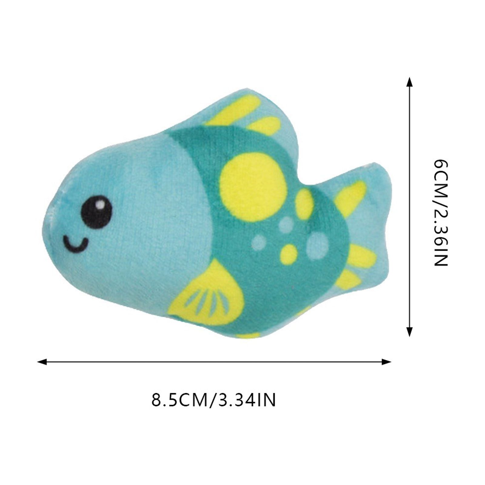 2024-new-clearance-fish-plush-pet-toys-creative-tropical-fish-pet-chew