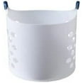 thumbnail image 3 of Rubbermaid Rectangular Plastic Laundry Basket with Carrying Handles, White, 3 of 10