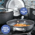thumbnail image 5 of Granitestone 10" Stackmaster 5 Piece Nonstick Pots and Pans Set, Stackable Aluminum Cookware Set, Non Stick, 5 of 8