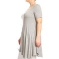 thumbnail image 3 of Women's Plus Size Solid Tunic Top, 3 of 4
