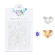 thumbnail image 3 of 1 Para Sun Change Nail Charms 3d Heart Nail Charms Arte de uñas con parte posterior plana para Sun Chang, 3 of 5