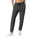 thumbnail image 2 of Soft Breathable Jeans for Women Spring Solid Color A Straight Leg With Zipper Pockets And Casual Pants Women's Zipper Pants, 2 of 6