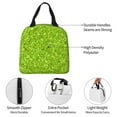 thumbnail image 3 of Bingfone Lime green glitter Print Lunch Bag Insulated Lunch Box, Small Leakproof Cooler Food Lunch Containers Reusable High Capacity Lunch Tote Bags for Work, Travel, Outdoor, 3 of 5