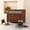 Brown, variant on CBJCBJ 15.1" Gold-Trimmed Wooden Bread Box, Double Layer Kitchen Counter Organizer, Vintage Farmhouse Storage,Green
