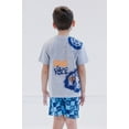 thumbnail image 3 of Hot Wheels Toddler to Big Kid T-Shirt and French Terry Shorts Outfit Set, 2-pcs, Gray, 3 of 5