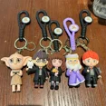 thumbnail image 1 of Cartoon Harri Potter Kawaii Magician PVC Key Chain Bag Pendant Doll Model Ron Weasley Pendant Car Keyring for Kid Birthday Gift, 1 of 7