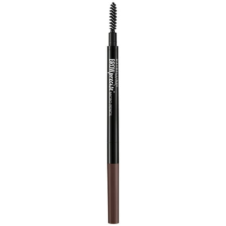Maybelline Brow Precise Micro Eyebrow Pencil Makeup, Deep Brown, 0.002 (Best Eyebrow Kit For Sparse Brows)