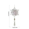 thumbnail image 3 of Adornos Navideños Xihbxyly Acrílico Copo de Nieve Decoración Tridimensional de Árbol de Navidad Colgante Pequeño, 3 of 6