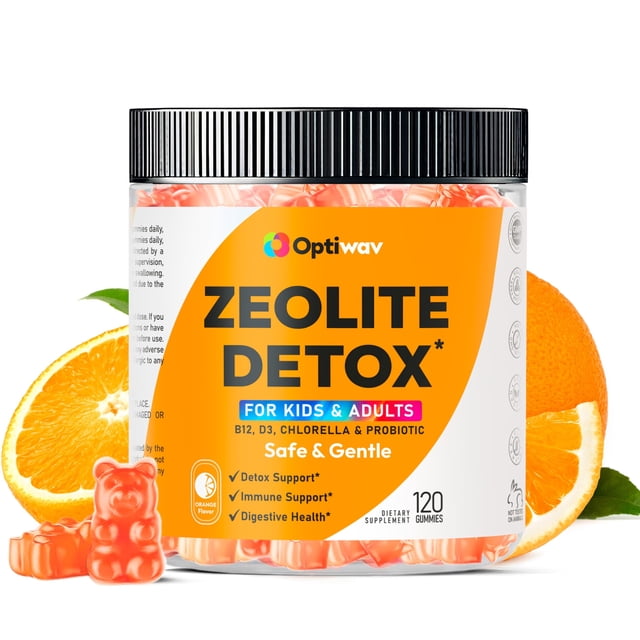 Complemente las gomitas Optiwav Zeolite Detox con probióticos y prebióticos