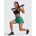 thumbnail image 4 of CRZ YOGA High Waisted Running Shorts for Women 3" Workout Athletic Track Quick Dry, 4 of 6