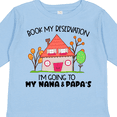 thumbnail image 4 of Inktastic Book my Reservation I'm Going To My Nana and Papa's- House Boys or Girls Long Sleeve Toddler T-Shirt, 4 of 5