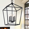 thumbnail image 2 of Savoy House Townsend 17" 4 Lights Transitional Metal Foyer in Matte Black, 2 of 8