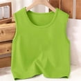 thumbnail image 4 of Ceisia Boys' Solid Color Sleeveless Cotton Tank Top Green 1 Years-2 Years Gift, 4 of 6