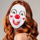 thumbnail image 3 of ColoMX 2pcs Halloween Party Mask Master Cosplay Cosplay Propasta de la máscara de vestuario Propiedad, 3 of 8