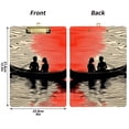 thumbnail image 5 of FORMRS Acrylic Clipboard with Low Profile Clip Standard A4 Letter Size, 12.5" x 9", Illusionary Boat, 5 of 8